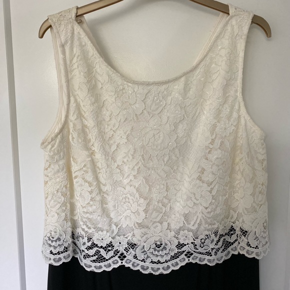 Kalico Black & Lace Bodice Evening Short Dress - Picture 2 of 7